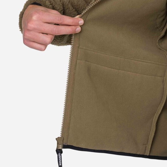 NEW ROSSIGNOL Full-zip Logo Fleece Jacket fig for men 561mn - Picture 8 of 10